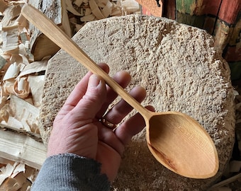 Cooking spoon, serving spoon, 12” wooden spoon,