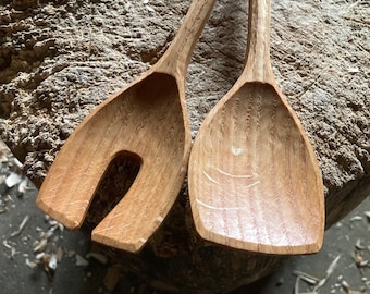 Salad spoons, serving spoons, 11” cooking spoons