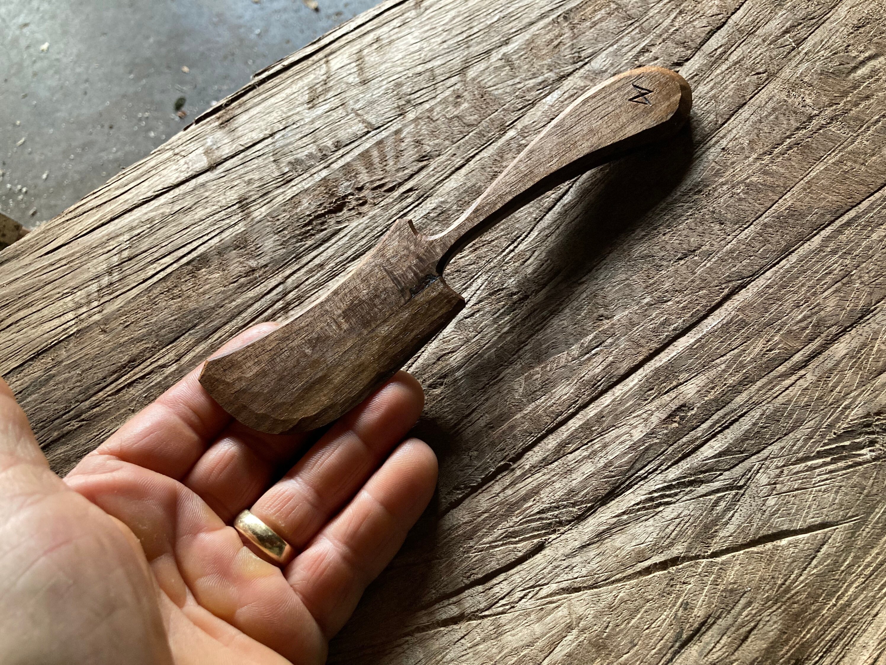 Sandwich Hand Made Knife 7 Inch, Vintage Wooden Handle Butter Spreader