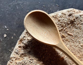 Cooking spoon, 12” wooden spoon
