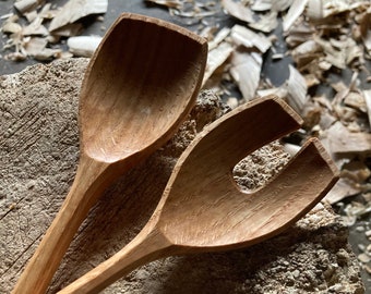 Salad spoons, serving spoons, 11” cooking spoons