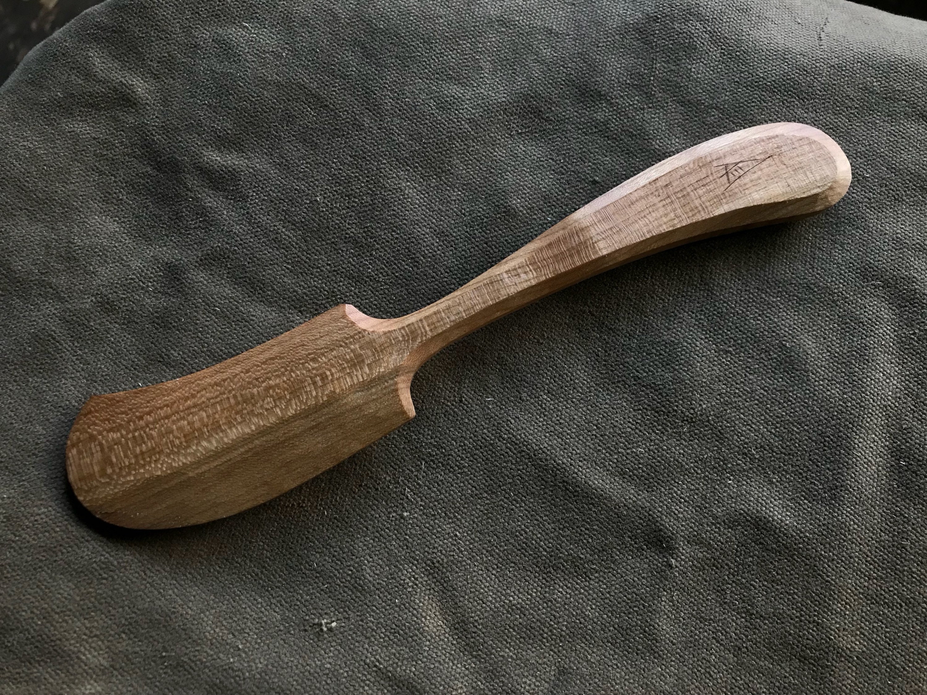 8 spatula, butter knife, spreader, jam spreader, wooden knife, hand carved