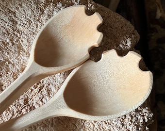 Salad spoons, serving spoons, 10” cooking spoons