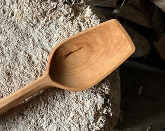 Cooking spoon, serving spoon, 11”  wooden spoon
