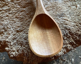 Cooking spoon, serving spoon, 11” wooden spoon