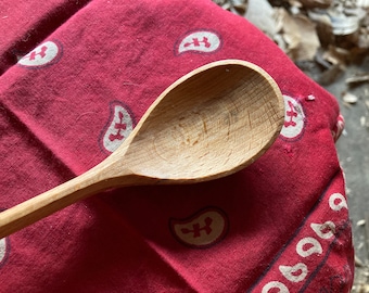 Cooking spoon, eating spoon, 9” camping spoon