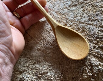 Cooking spoon, eating spoon, 9” backpacking spoon