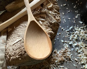 Cooking spoon, 12” wooden spoon