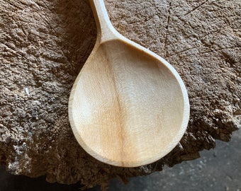 Serving spoon, cooking spoon, 10” wooden spoon