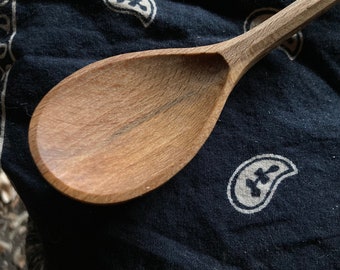 Cooking spoon, eating spoon, 9” camping spoon