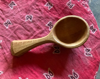 Coffee scoop, 2tbs scoop, 5” wooden scoop