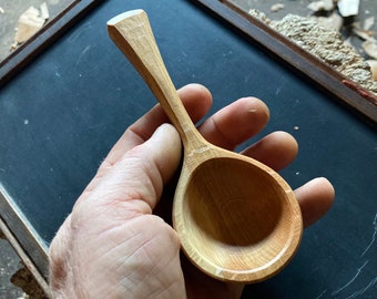 Coffee scoop, 2tbs scoop, 6” wooden scoop