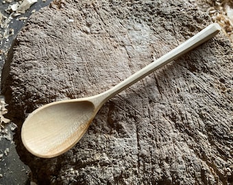 Cooking spoon, eating spoon, 9” camping spoon