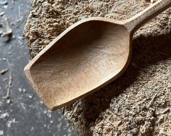 Cooking spoon, serving spoon, 11”  wooden spoon