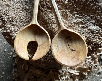 Salad spoons, serving spoons, 11” cooking spoons