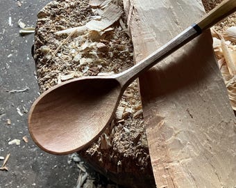 Cooking spoon, 12” wooden spoon