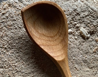Cooking spoon, left handed, 10”  wooden spoon