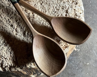 Salad spoons, serving spoons, 12” cooking spoons