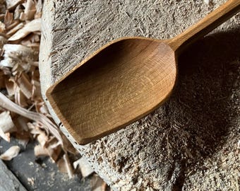 Cooking spoon, serving spoon, 11”  wooden spoon