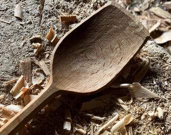 Cooking spoon, serving spoon, 11”  wooden spoon