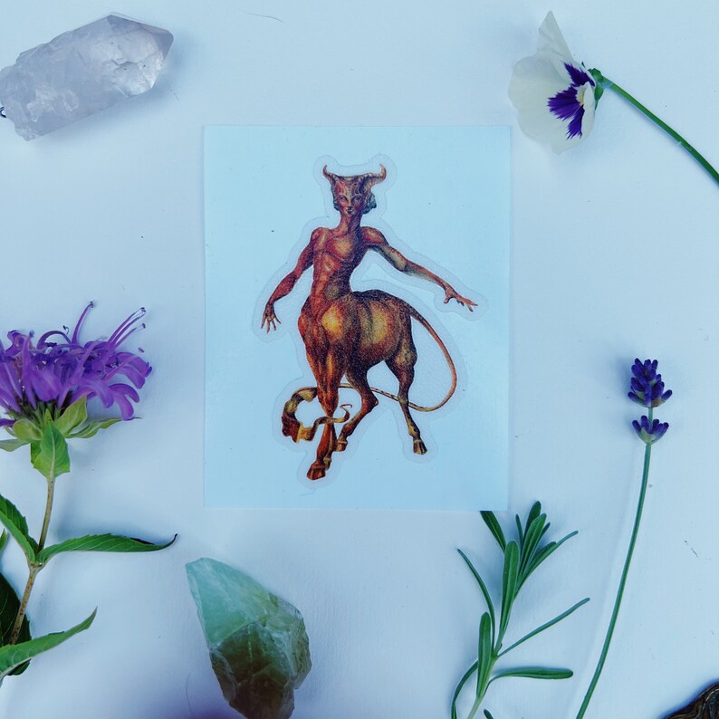 Centaur Sticker: Waterproof Watercolor Art (3x3”) - Etsy