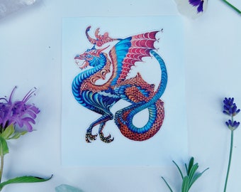 Persian Dragon Sticker