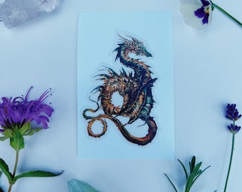 Green Dragon Sticker