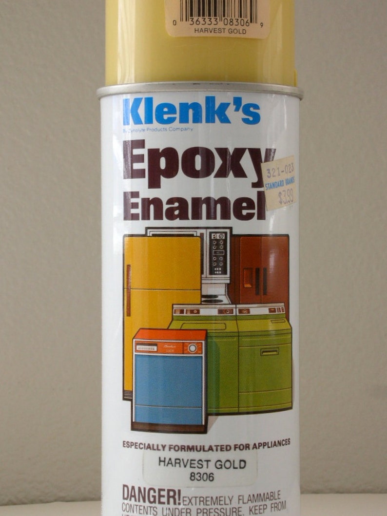 1970s Spray Paint Can HARVEST Gold Appliance Epoxy Klenk's Etsy
