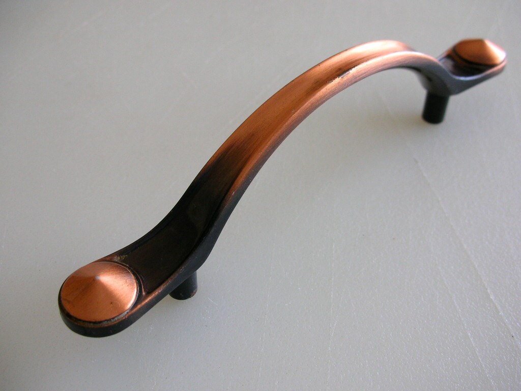 1960s Hardware Antique Copper Drawer Handle Industrial Salvage Etsy