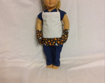 Halloween Chef set for American Girl, Journey Girl and other 18inch dolls.