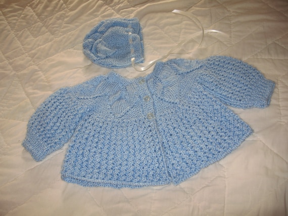 baby sweater with cap