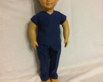 Scrub uniform for American Girl ,Journey Girl,and other 18inch dolls.