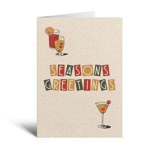 Seasons Greetings Feiertagskarte