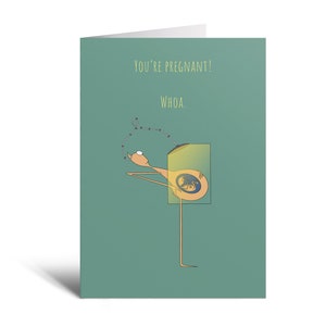 Nouvelle carte de grossesse, Félicitations, Nouveau bébé, Baby Shower