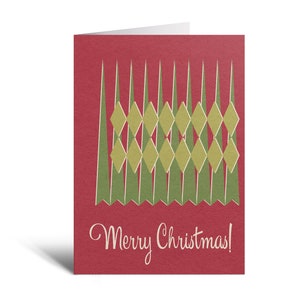 Cartolina di Buon Natale in stile retrò