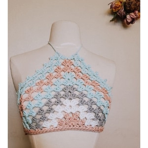 Crochet PATTERN Knotty Crop | Women's Festival Crop Top Crochet Pattern | Summer Crochet Pattern | Beach Crochet PDF Digital Download