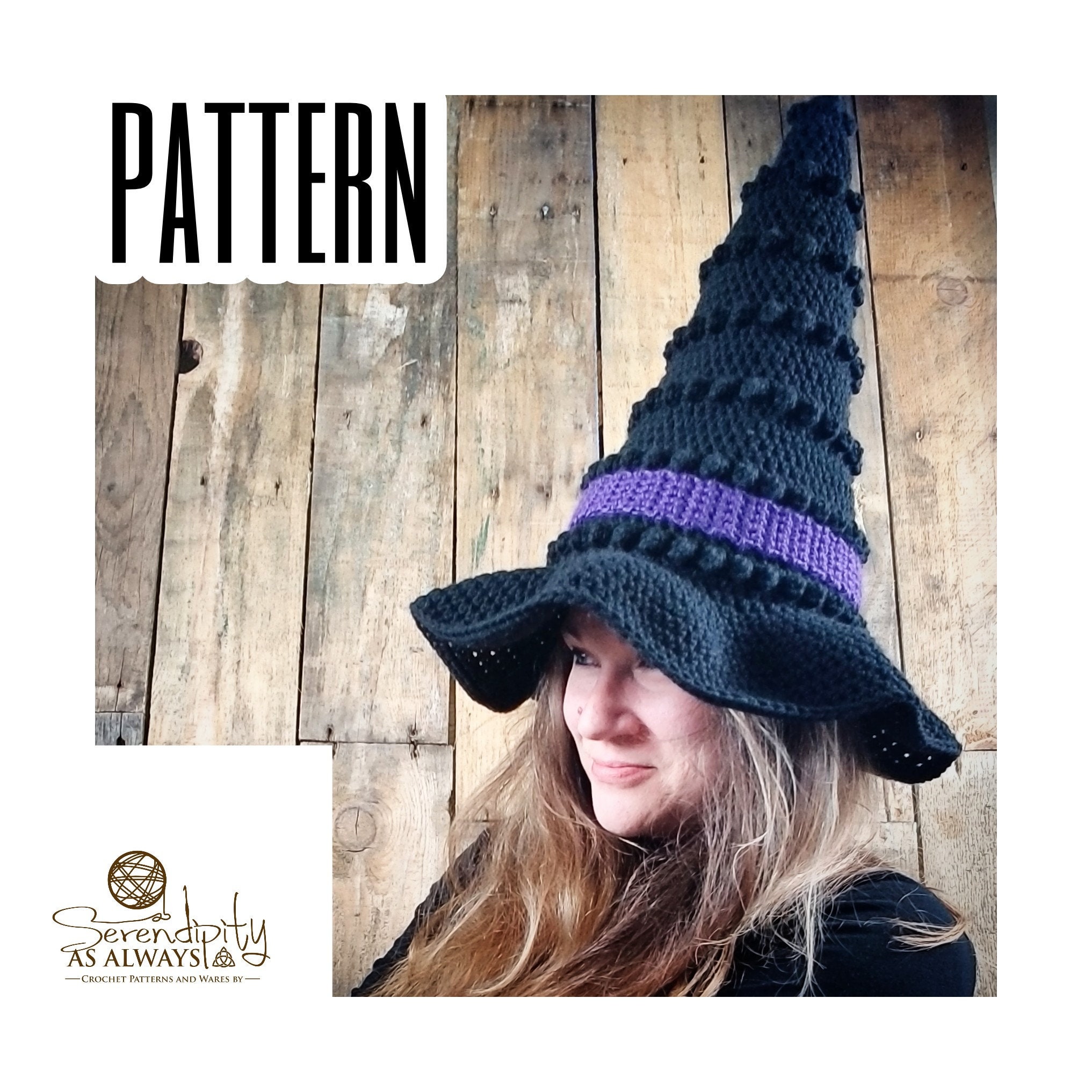 Crochet PATTERN Witch Hat Crochet Pattern Crochet Pattern Witches