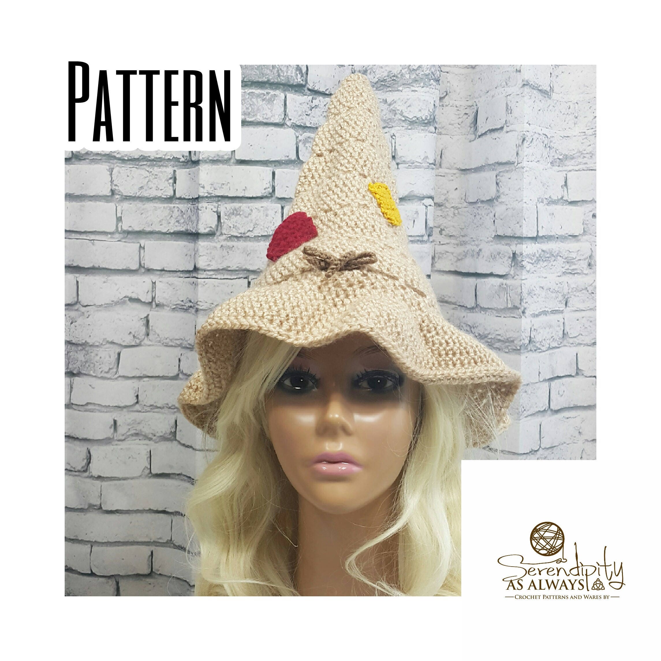 Crochet PATTERN Scarecrow Hat Crochet Pattern Crochet Scarecrow Hat