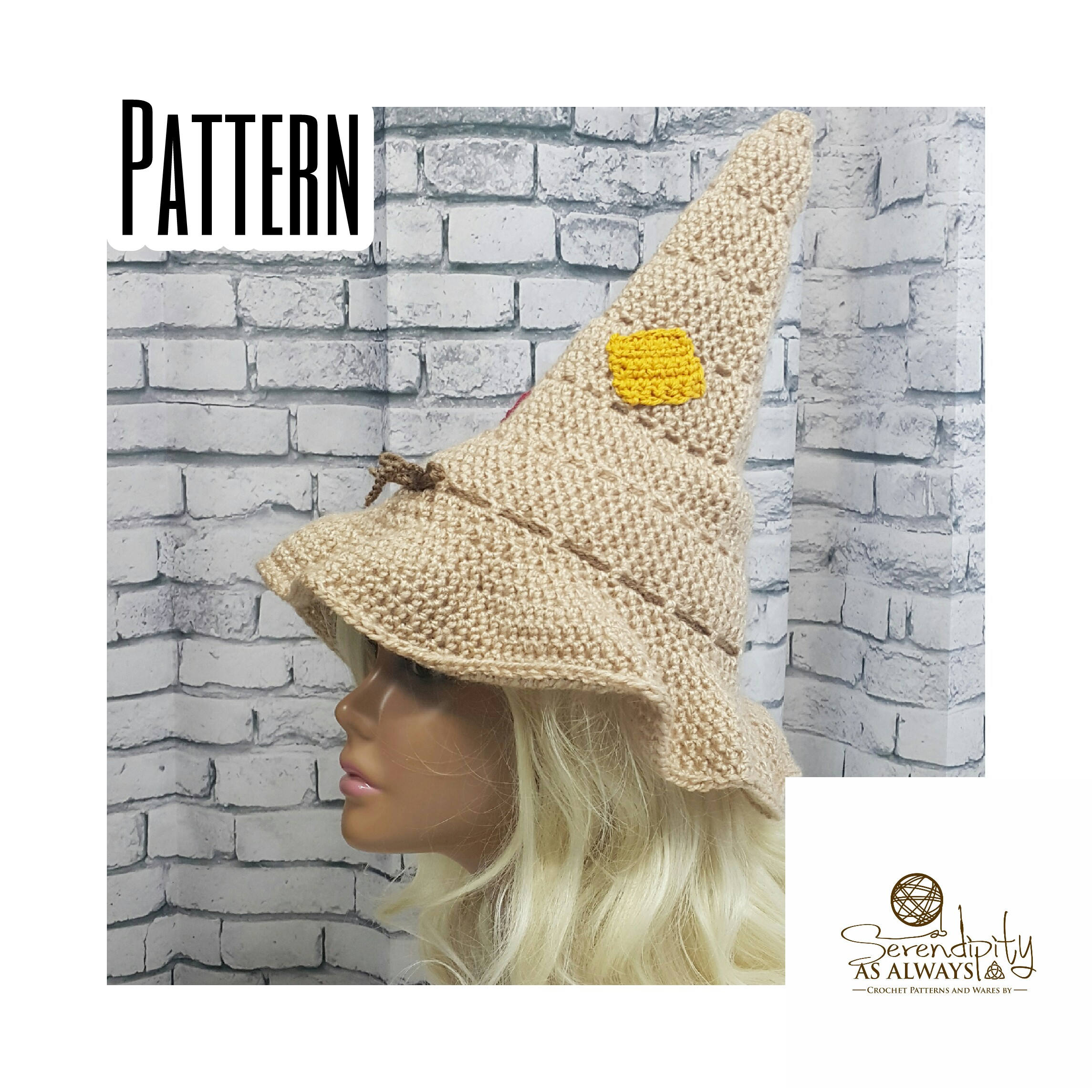 Crochet PATTERN Scarecrow Hat Crochet Pattern Crochet Scarecrow Hat