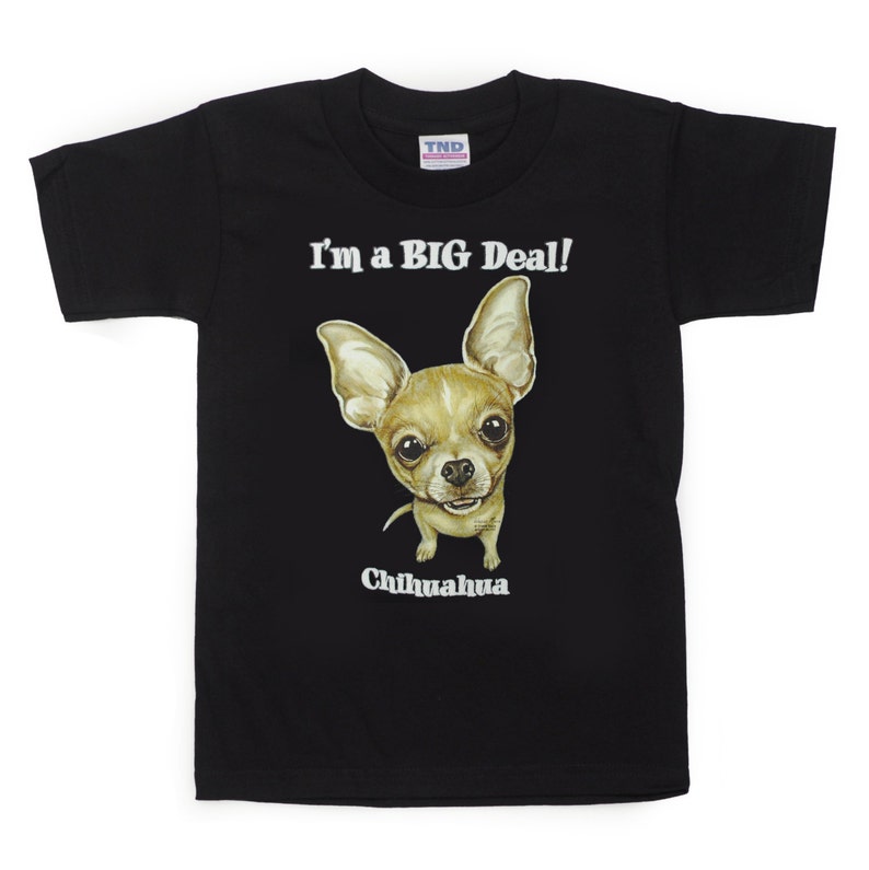 Kids Chihuahua Dog T-Shirt for Kids and Adults PreSchool, Youth, and Adult Sizes Available