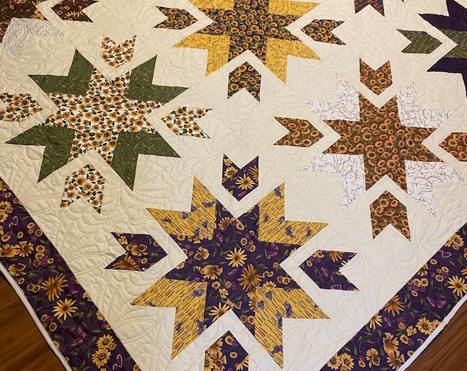 84” square Fall Quilt