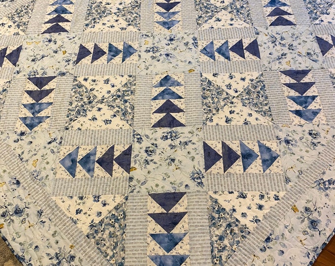 83” square Blue Breeze Quilt