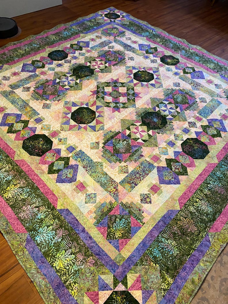 Blooming Fields KING SIZE Quilt - Etsy