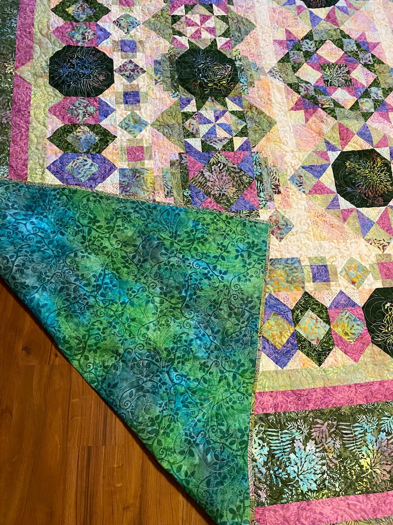 Blooming Fields KING SIZE Quilt - Etsy