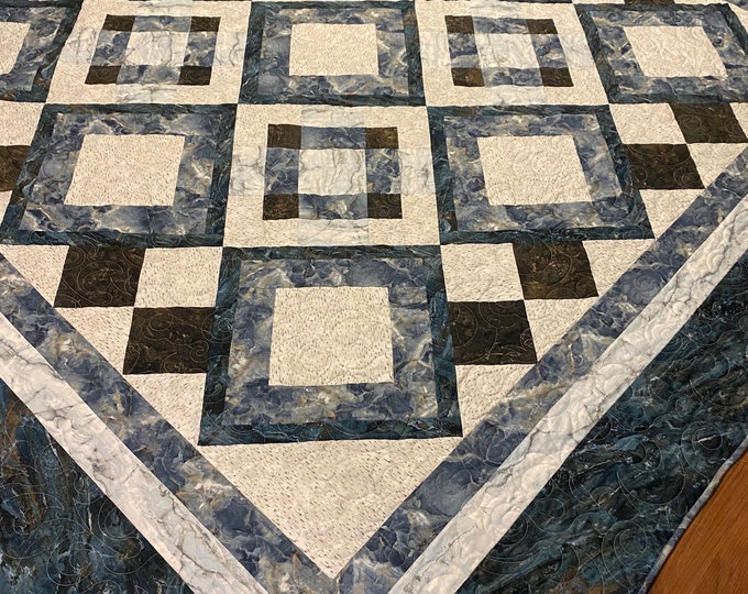 King size 102” sq, Tile Quilt