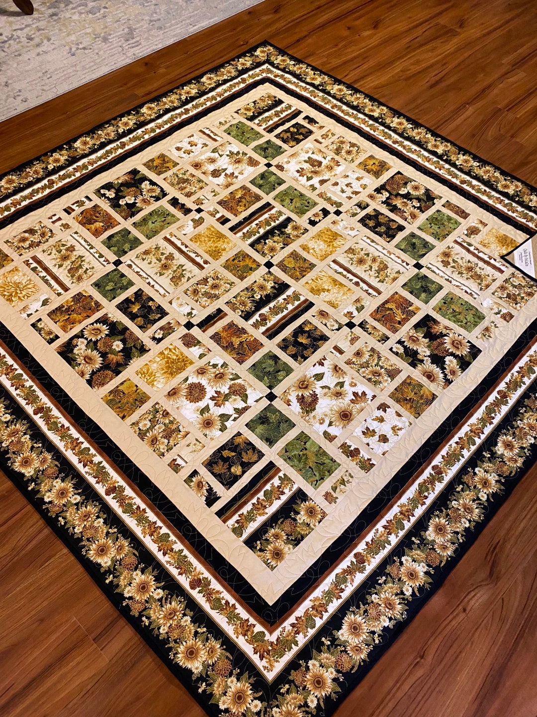 Beautiful Autumn Quilt. Made in USA Etsy