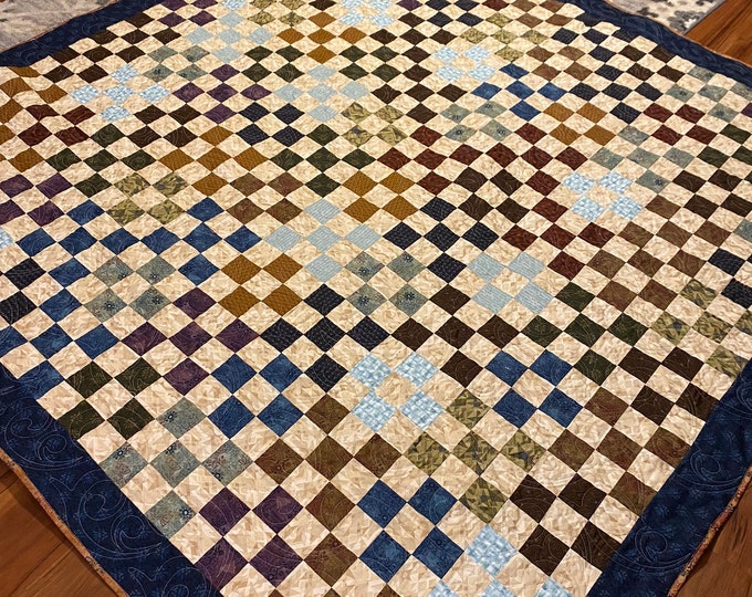 81” square…a True Patchwork Quilt!