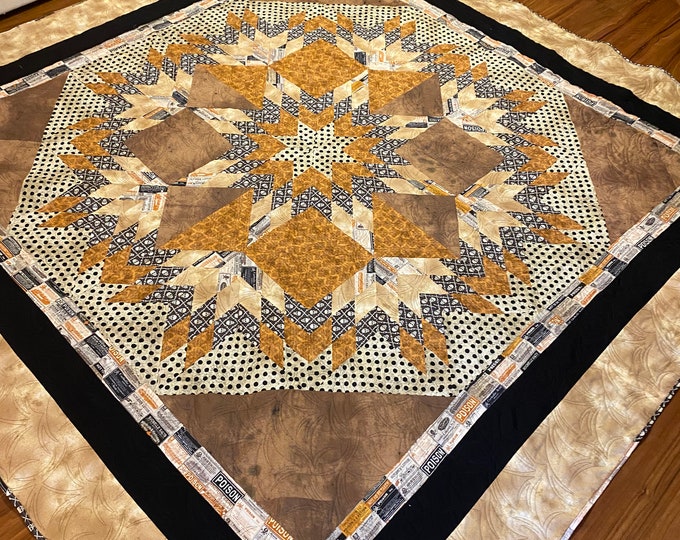 103” square King Holtz Lone Star Quilt