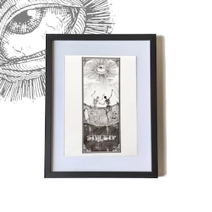 Danse Macabre II Print: Skeleton Dance of Death, A4 Art