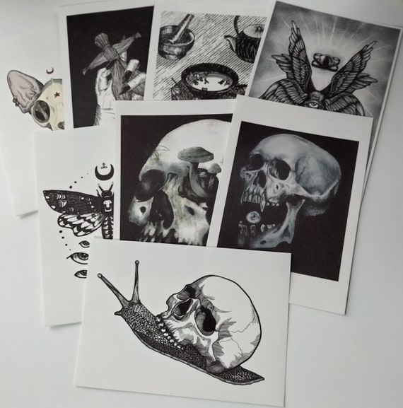 Dark Gothic Art Prints: A5 Wall Decor